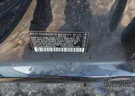 2021 Volkswagen Jetta 1.4T R-Line/1.4T S/1.4T Se из США, поврежденный, VIN 3VWC57BU9MM098338